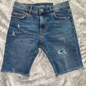 Boy Jean Shorts Size 8 Slim